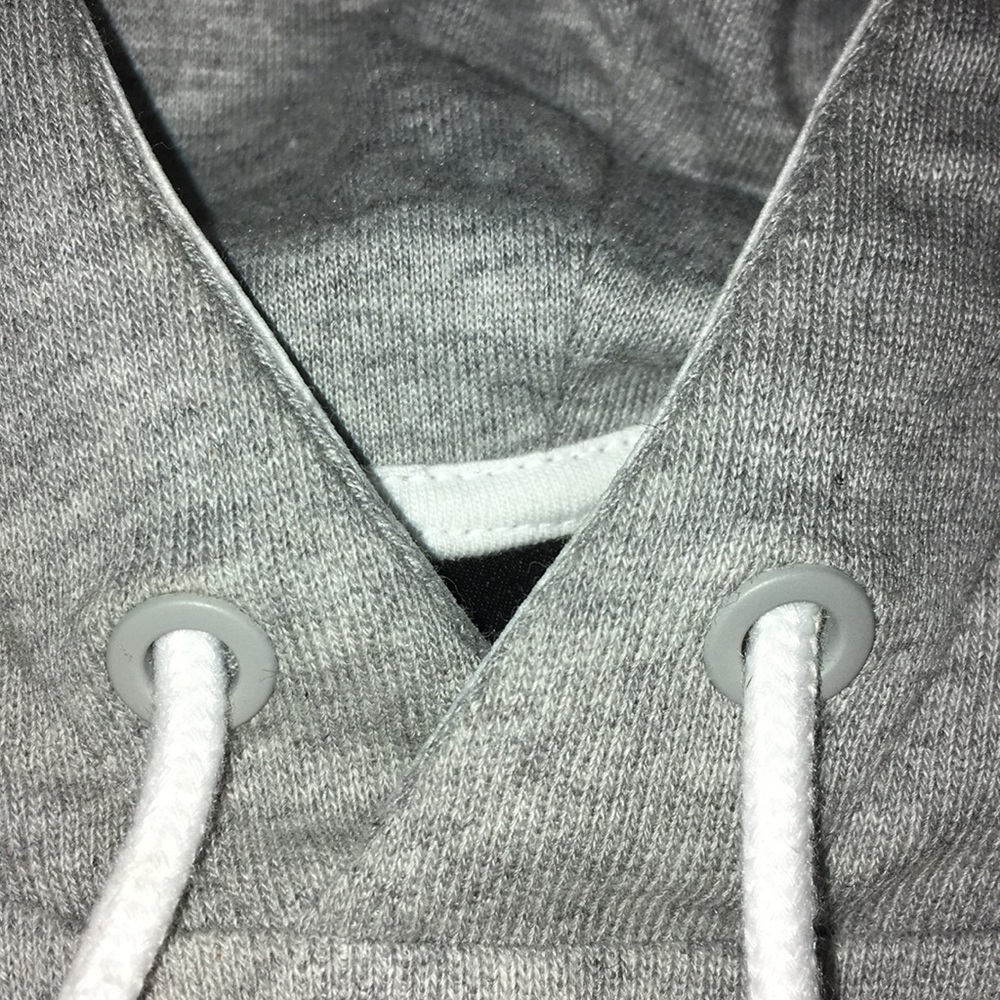 Adidas sleeveless hoodie gray size M EUC - Picture 6 of 8